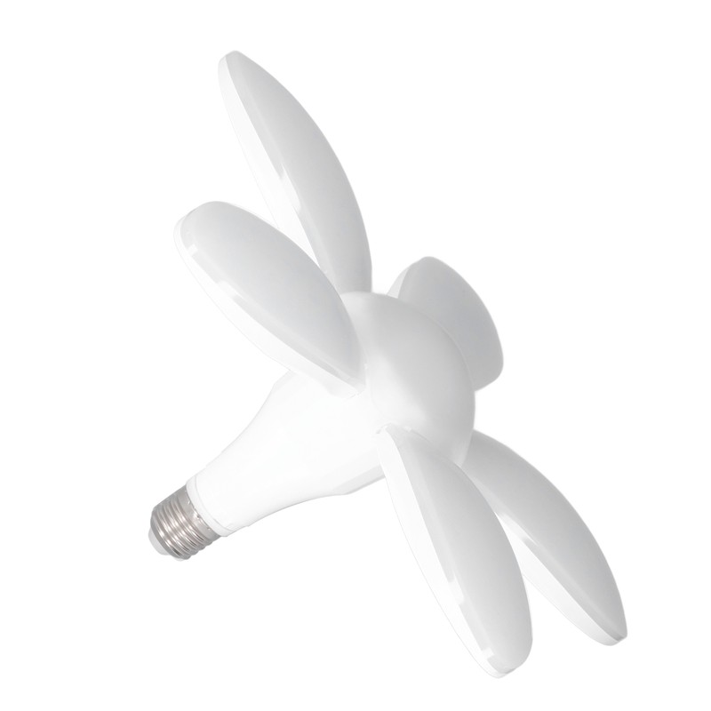 LED Garage Light E27 E26 5 Leaf Foldable 5100LM 60W