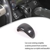 Lcojicep Real Carbon Fiber Car Gear Shift Knob Cover Compatible