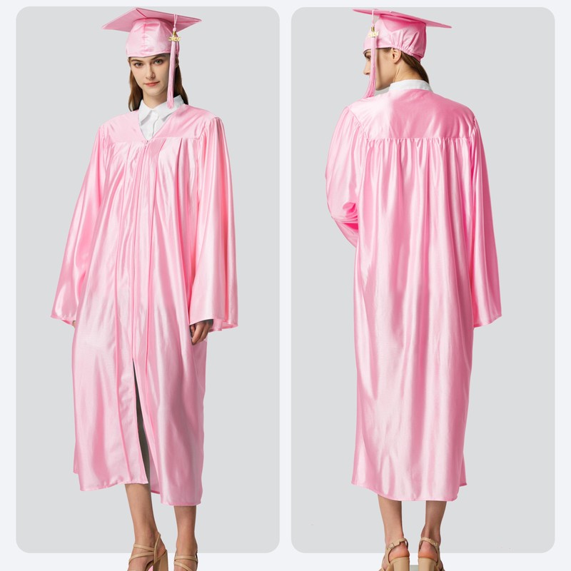 MyGradDay Unisex Adult Graduation Shiny Gown Cap Tassel 2021+2022 Year