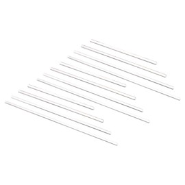 MECCANIXITY 3.3 Borosilicate Glass Stick 5.91" 7.87" 9.84" 11.81" Length Stir Rod Mixing Tools with Both Ends Round for Lab Kitchen Science 12in3 Sets