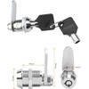Thread Lock 16mm Tubular Cam Lock, 5/8" Single Cylinder Door