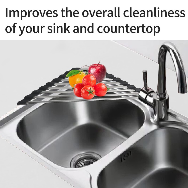 Roll Up Dish Drying Rack and Triangle Dish Drying Rack