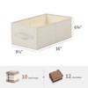 Linen Folding Storage Bins, 3 Pack Large Storage Baskets, Washable,