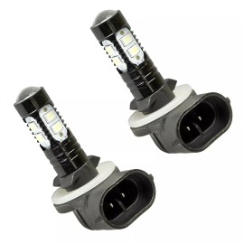 Caltric 2 Headlight LED Bulbs fits Polaris RZR 570 2014 2015 2016 2017 2018 2019 - 2021