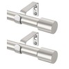 TONIAL Curtain Rod 2 pack, 32 to 58 Inch(2.6-4.8ft), Telescoping