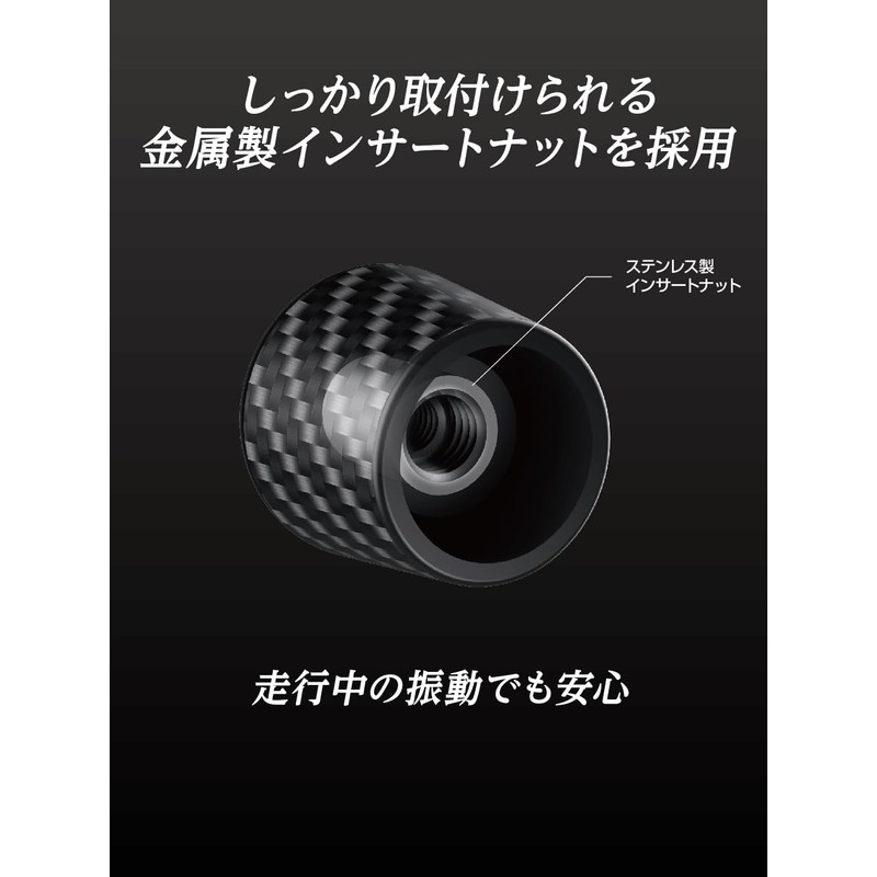 Seikosangyo EXEA Exterior Car Accessory Carbon Rear Wiper Cap EX-216