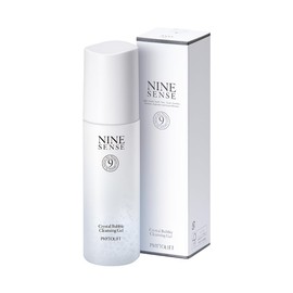 NINESENSE PHYTOLIFT 90391 Makeup Remover x Face Wash & Exfoliating Care, Nincense Phylift, Crystal Bubble Cleansing Gel, 3.9 oz (110 g) (Approx. 45 Day Supply)