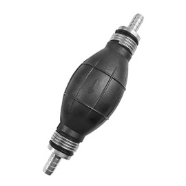 Gdnecad Hand Fuel Transfer Pump, 8mm Rubber Manual Pump One Way Fuel Transfer Vacuum Line, High Flow Bulb Type Gasoline Hand Primer for Most Cars Marines Boats Motocycles (8mm)