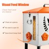 95LB Extra-Large Chicken Feeder with 10 No-Waste Ports – Galvanized
