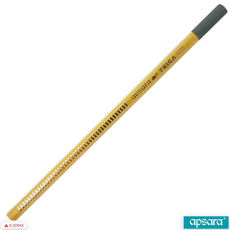 APSARA Triga Triangular Pencils School Nursery Office Home (10 Pencils