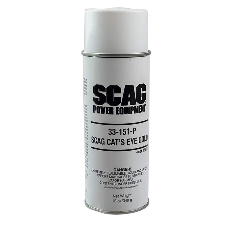 Scag 4PK Genuine OEM 12oz Can Orange Cat's Eye Gold