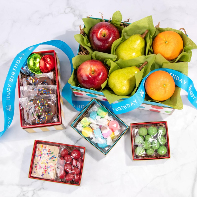 Birthday Fruit & Chocolate Tower