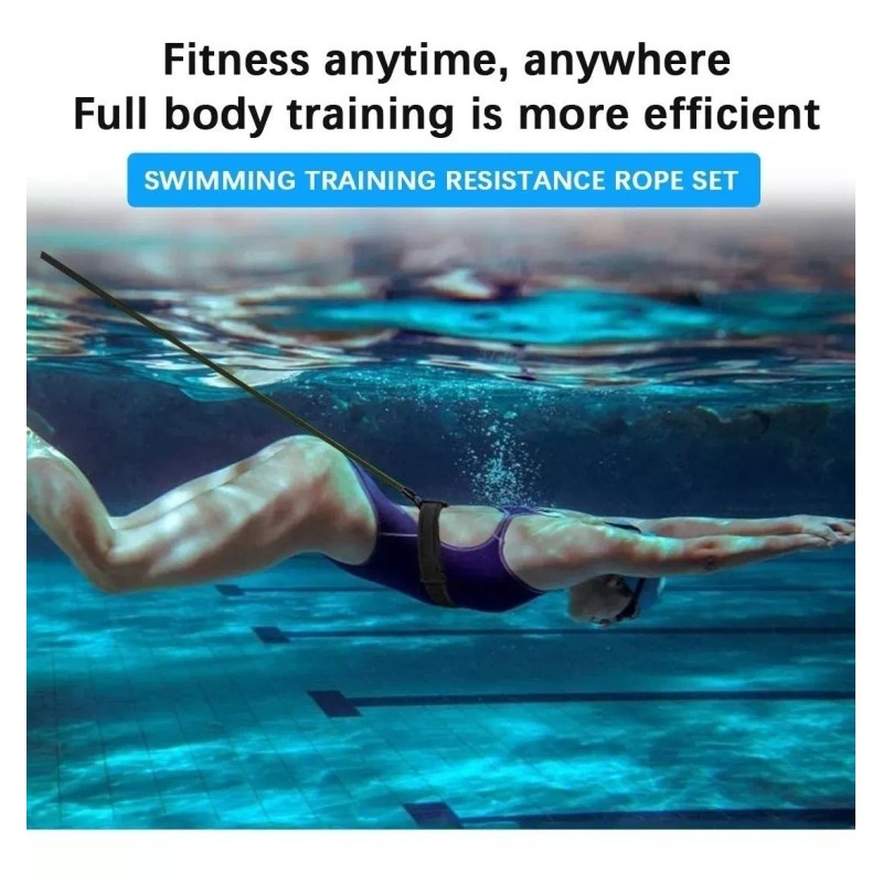 GRAN COMPAÑÍA 4m Cinturones Entrenamiento Natación Resistenc Nadar Cuerdas