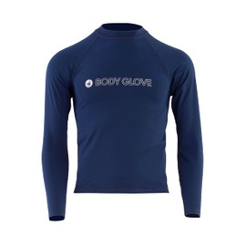 Body Glove Men's Standard Basic Fitted Long Sleeve Rashguard Navy, s