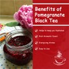 Tea4U Flavored Black Ceylon TeaBags (Pomegranate) - Ideal Quality from