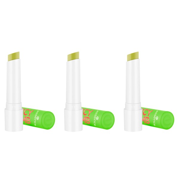 essence Juicy Bomb Glossy Butter Balm, No. 04, Green, Natural,