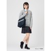 East Boy School Shoulder Bag 209079 Navy x Sax (585),