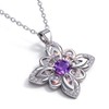 Pregeckit Original Witch Knot Necklace Wicca Witchcraft Necklace with Purple