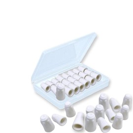 35 Pack Ceramic Wire Connector,High-Temp Screw Wire Connector,Twist Caps for High Temperature Repairs,22-10 AWG Ceramic Wire Nuts (Medium)