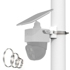 HOLACA Camera Mount Pole Mount for eufy Security SoloCam S340, Wall Mount for eufy Security SoloCam