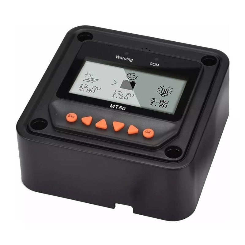 Generic Medidor Remoto Con Pantalla Lcd Con Controlador Solar Mt-50