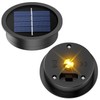 2 Pack Solar Light Replacement Tops(2.76 Inch Top, 2.36 Inch