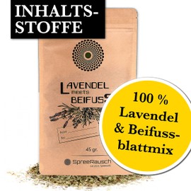 Lavender Meets Mugwort Tea Blend by SpreeRauch, Your Original Herbal Mix for Many Uses # Freedom # Enjoyment # Green