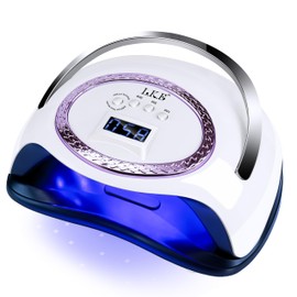 LKE 320W UV LED Nail Lamp, Professional Nail Dryer with Even Curing & Heat Control Technology, Smart Sensor & 4 Timers, Detachable Base for Easy Cleaning, Salon-Quality Gel Polish Lamp for Home Use