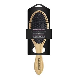 GIOVANNI Bamboo Hair Brush Oval - Nylon, Ball-Tipped Bristles 1