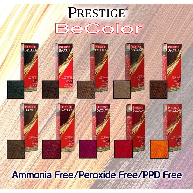 Be Color - Semi-Permanent Hair Colouration, Colour without Ammonia, 100