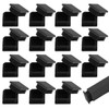 30 Pcs Square Plastic Plugs, 30x30mm Black Plastic End Caps,