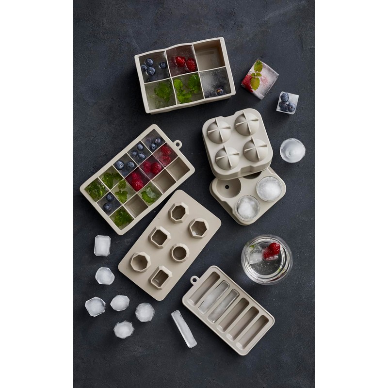BITZ Ice Cube Tray Diamond Grey