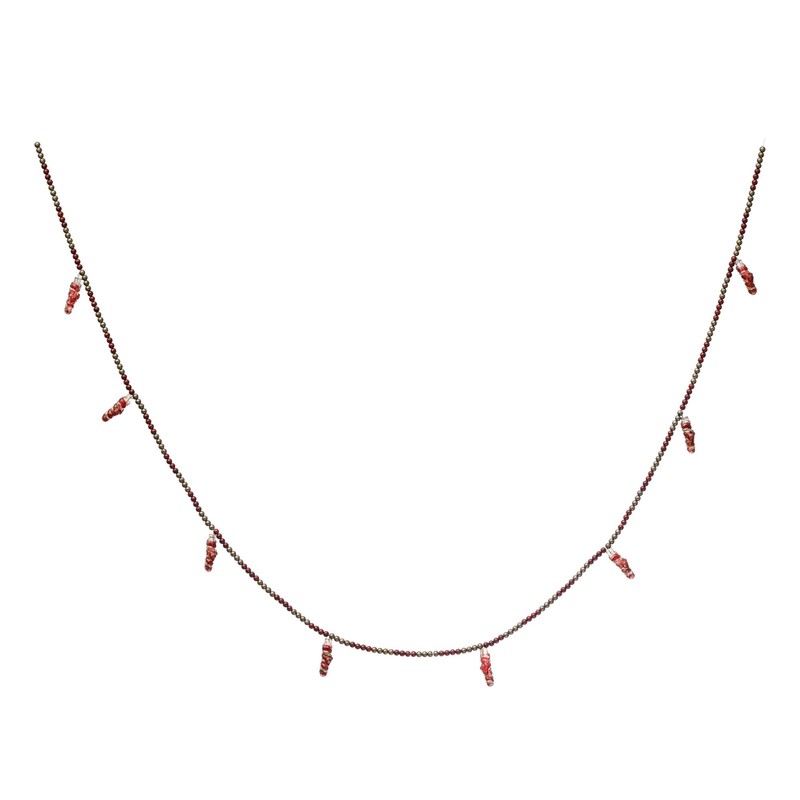 Creative Co-Op 72" L Box w/Candy Canes, Multi Color Glass