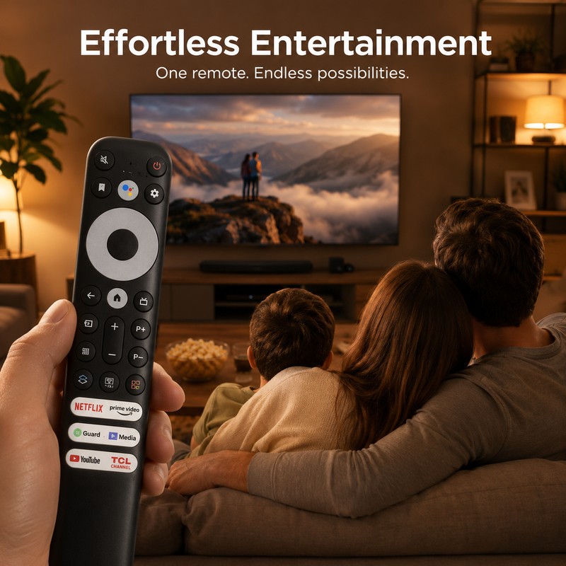 Voice Remote Control for Compatible TCL Smart TVs – RC902V