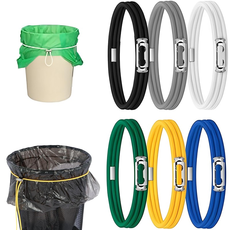 Trash Can Rubber Bands Fits 33 Gallon Trash Cans Colorful