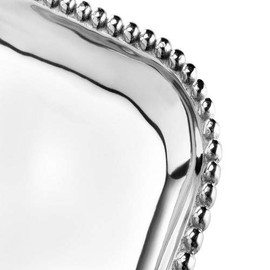 Mariposa Pearled Rectangular Platter