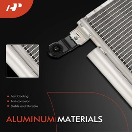 A-Premium Air Conditioning A/C Condenser Compatible with Mazda MPV 2000-2006