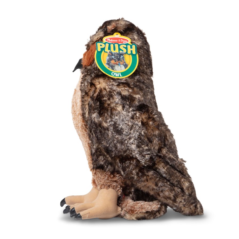 Melissa & Doug Giant Owl - Lifelike Stuffed Animal (17