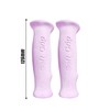 Puños Bicicleta Vintage Ergonómicos Hule 125mm (Rosa)