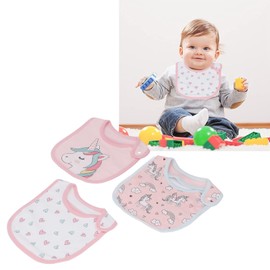 Bibs, Baberos para Bebés Absorbentes con Cierre a Presión Baberos Para Bebe Niño Baberos Para Bebe Niña Fáciles de Limpiar para recién nacidos, baby showers y futuras mamás