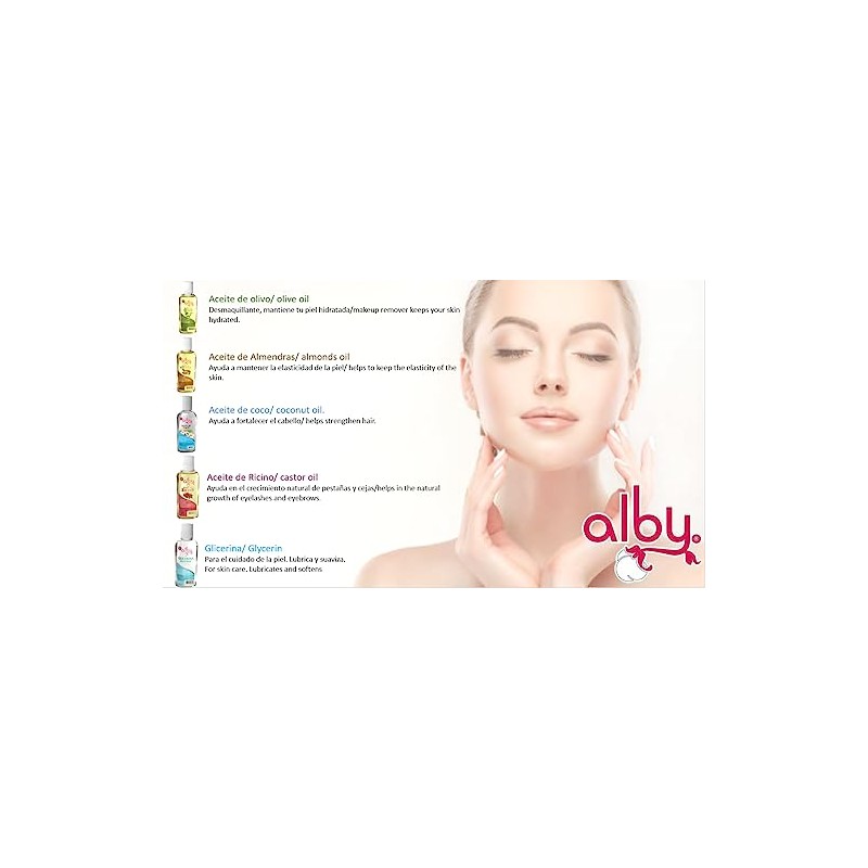 ALB Y ACEITE DE ALMENDRAS 65ML, ACEITE SUAVIZANTE Y HUMECTANTE