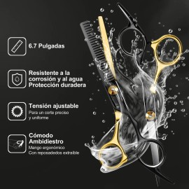 Tijeras Barbero Profesionales Estilistas Para Cortar Cabello