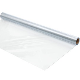 AceOrbit Clear PVC Soft Glass Window Panel 36''x394'' Flexible Plastic Roll Film Cuttable Temporary Storm Window Replacement for Porch Car Sealing Drafts Moisture Blocking Cold Protection Winterizing