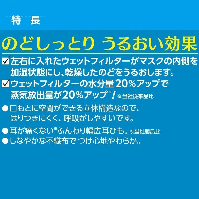 快適ガード のど潤いぬれマスク ふつうサイズ 15回分 2箱セット うるおい しっとり 喉 睡眠時 就寝中