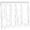 Soimuk Router Templates for Woodworking,Router Jig Butterfly Inlay Templates Decorative,13-in-1
