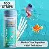 GAOQSEMG 11 in 1 Aquarium Test Strips,100 Counts Ammonia Aquarium