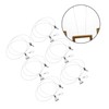 Gadpiparty 6 Sets Adjustable Picture Rail Hanging System Kit Versatile