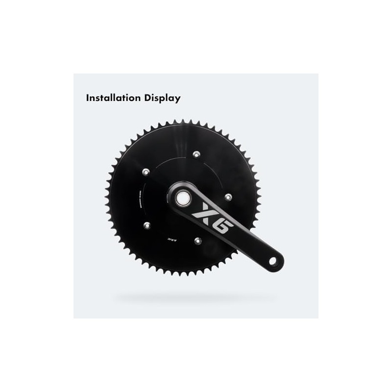DJC 144BCD Round Chainring Fixed Gear Fixie Track Bike 47T