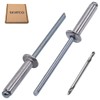 SKIR'CO (Pack of 80) Aluminium Blind Rivets 4.0 x 18