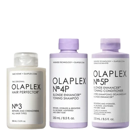 Olaplex Blonde and Grey Hair Strengthening Bundle